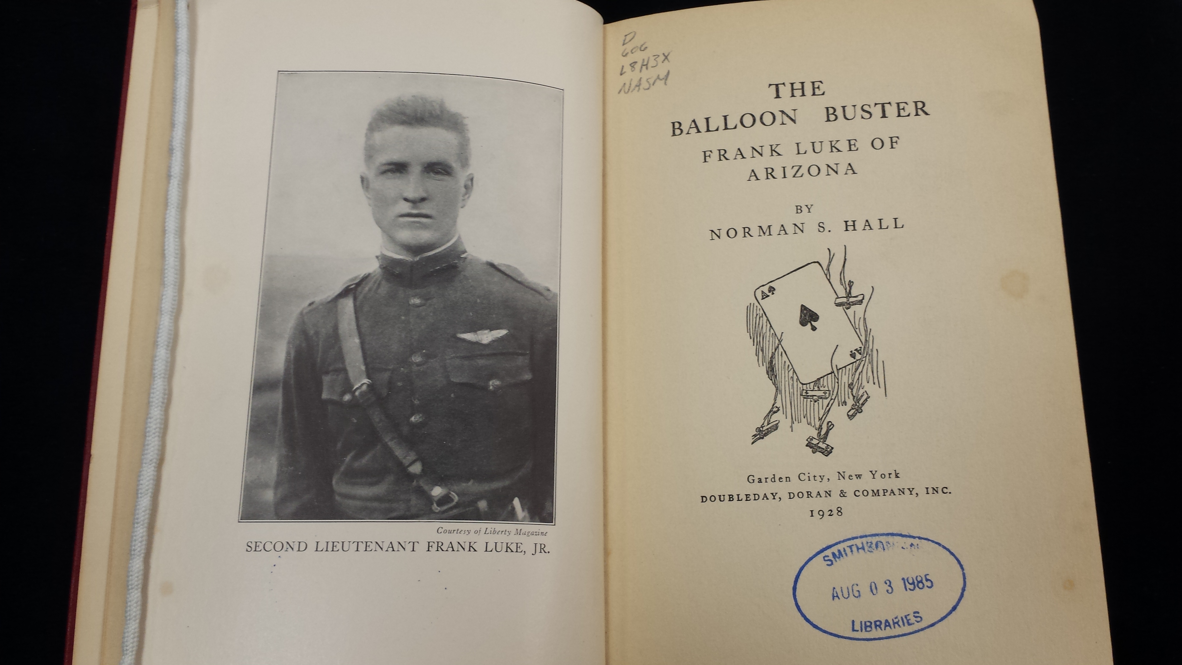 The Balloon Buster Frank Luke Of Arizona