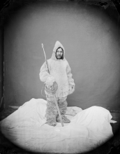 Portrait of Ebierbing, Photograph attributed to T.W. Smillie, taken at the Smithsonian Institution, ca. 1873, National Anthropological Archives