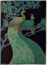 Peacocks by Albert W. Heckman from the November 1919 issue of Keramic Studio.