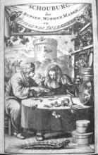 Blankaart, Steven. Schou-burg der rupsen, wormen, ma’den… Amsterdam, 1688.   Engraved title page.