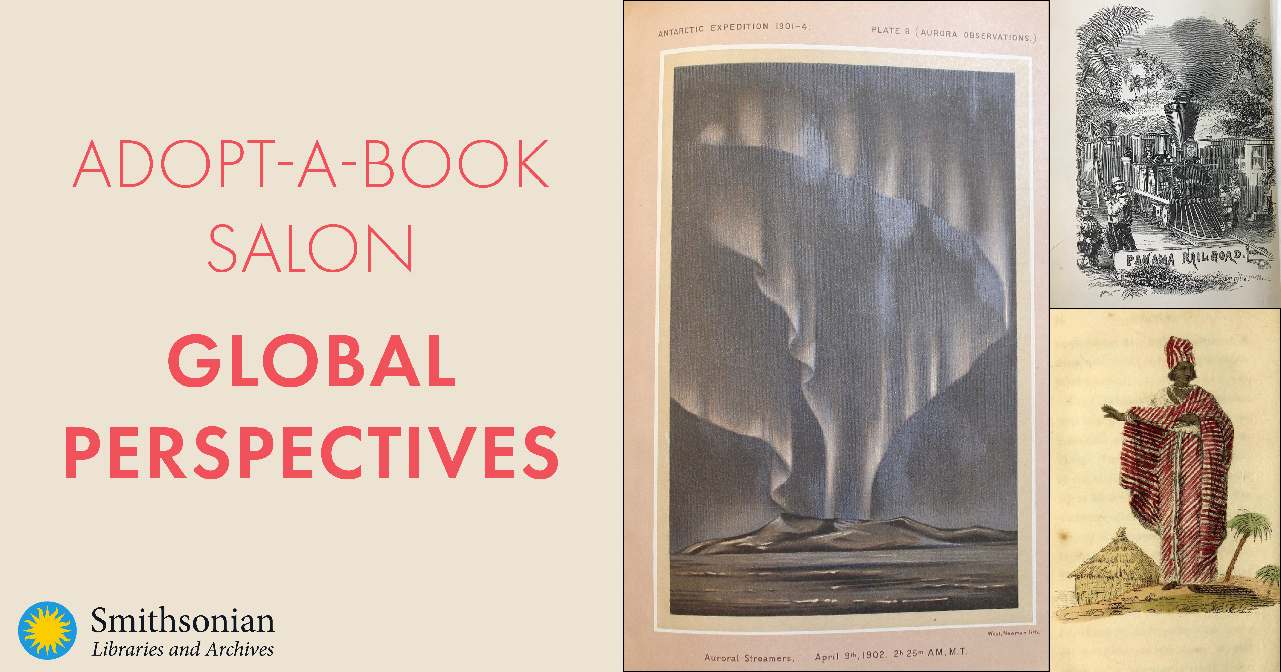 Adopt-a-Book Salon: Global Perspectives with images from books