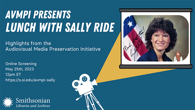 Graphic for AVMPI Presents: Lunch with Sally Ride