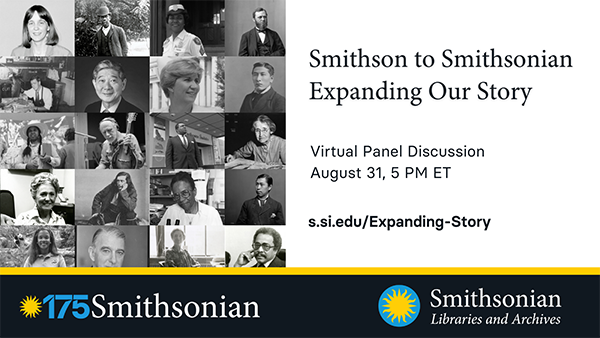 Graphic for Smithson to Smithsonian: Expanding Our Story program