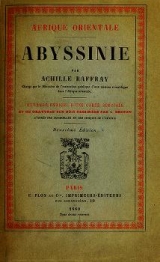 Cover of Abyssinie
