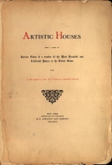 Cover of Artistic houses