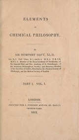 Cover of Elements of chemical philosophy