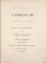 Cover of Essai de restitution de la chirobaliste d'Néron d'Alexandre, disciple de Ctésibius