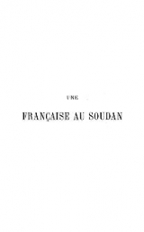 Cover of Une Française au Soudan