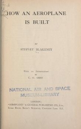 Cover of How an aeroplane is built