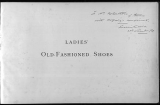 Cover of Ladies' old-fashioned shoes