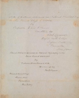 Cover of Notes of lectures delivered on natural philosophy, to the senior class of 1848 & '49