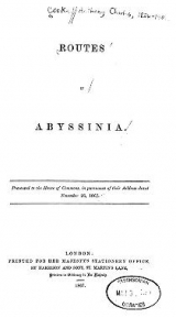 Cover of Routes in Abyssinia