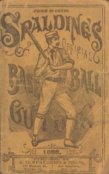 Cover of Spalding's base ball guide, and official league book for 1888
