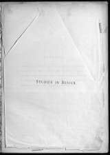 Cover of Studies in design