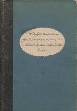 Cover of Vorläuflige instruction über zusammensetzung gebrauch des Luftschifferpark