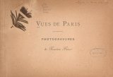 Cover of Vues de Paris