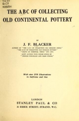 Cover of The ABC of collecting old continental pottery