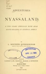 Cover of Adventures in Nyassaland
