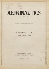 Cover of Aeronautics n.s. 10 Jan-Jun 1916