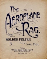 Cover of The aeroplane rag