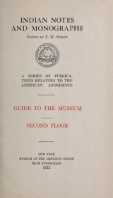 Cover of Aims and objects of the Museum of the American Indian