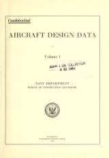 Cover of Aircraft design data ...