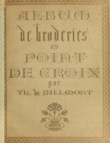 Cover of Album de broderies au point de croix
