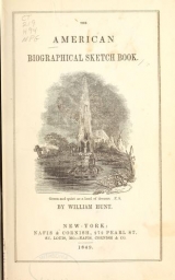 Cover of The American biographical sketch book