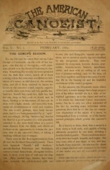 Cover of The American canoeist
