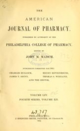 Cover of American journal of pharmacy