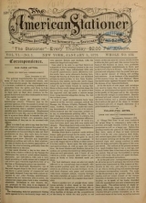 Cover of The American stationer