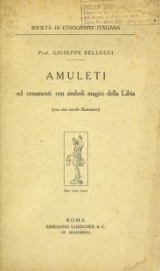 Cover of Amuleti ed ornamenti con simboli magici della Libia