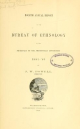 Cover of Annual report of the Bureau of Ethnology to the Secretary of the Smithsonian Institution
