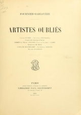 Cover of Artistes oubliés