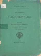 Cover of Assainissement des Halles Centrales
