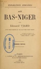 Cover of Au Bas-Niger