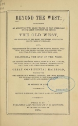 Cover of Beyond the West