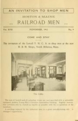 Cover of Boston & Maine railroad men