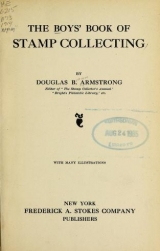 Cover of The boys' book of stamp collecting