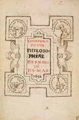 Cover of Breve compendium philosophiae
