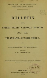 Cover of Bulletin - United States National Museum no. 46 1893
