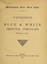 Cover of Burlington club catalogues, 1868-1896