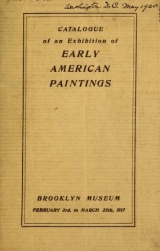 Cover of Catalog of an exhibition of Early American paintings