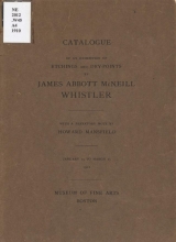 Cover of Catalogue of an exhibition of etchings and dry-points by James Abbott McNeill Whistler