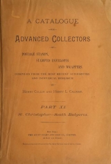 Cover of A catalogue for advanced collectors of postage stamps, stamped envelopes and wrappers pt. 11