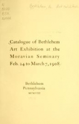 Cover of Catalogue of Bethlehem art exhibition at the Moravian seminary