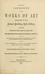 Cover of Catalogue of paintings in the south room of the Gallery of Yale College