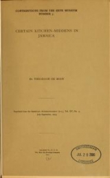 Cover of Certain kitchen-middens in Jamaica