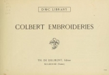 Cover of Colbert embroideries