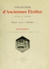 Cover of Collection d'anciennes étoffes